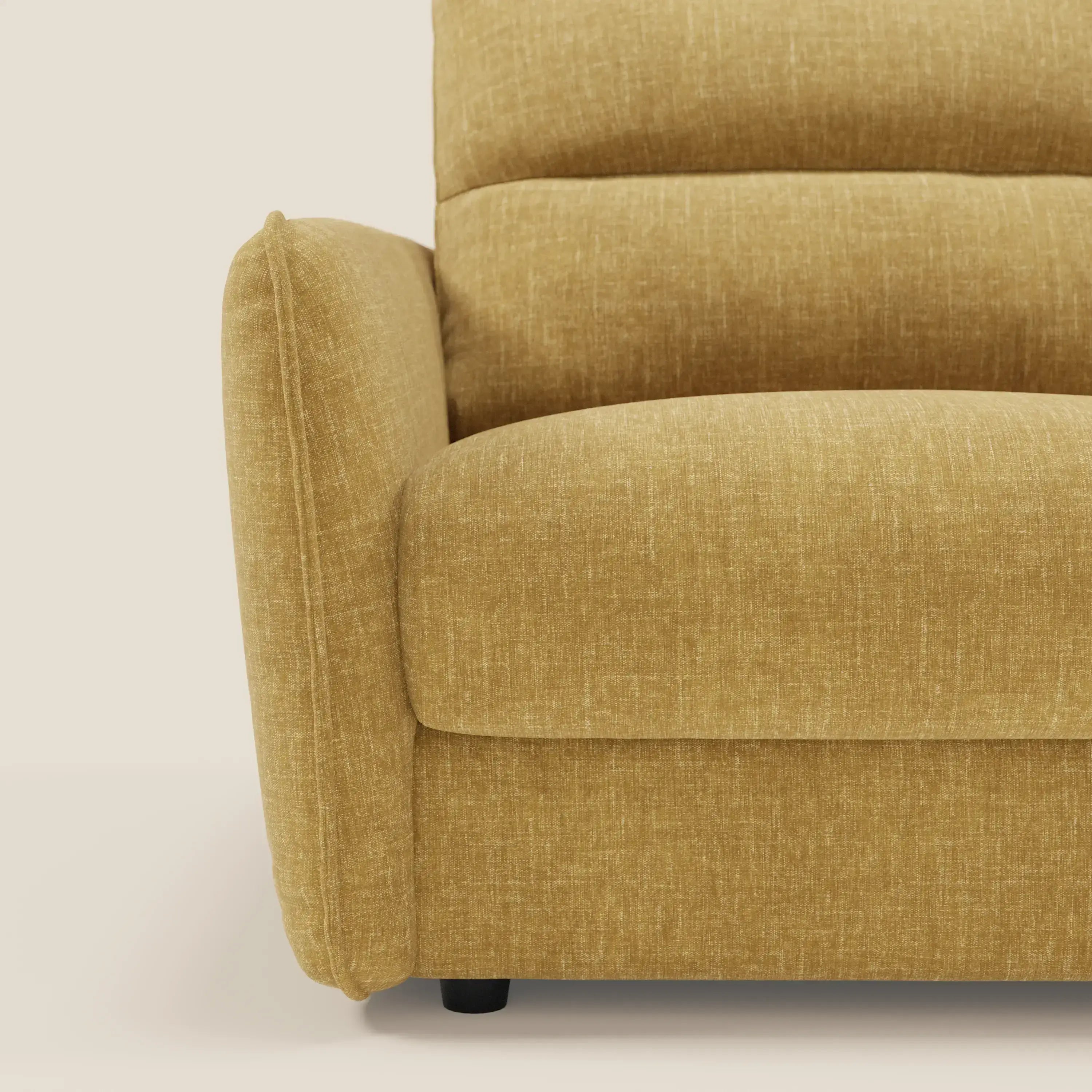 Elios Divano letto con morbidi cuscini spalliera in tessuto smacchiabile T24 - divani.store