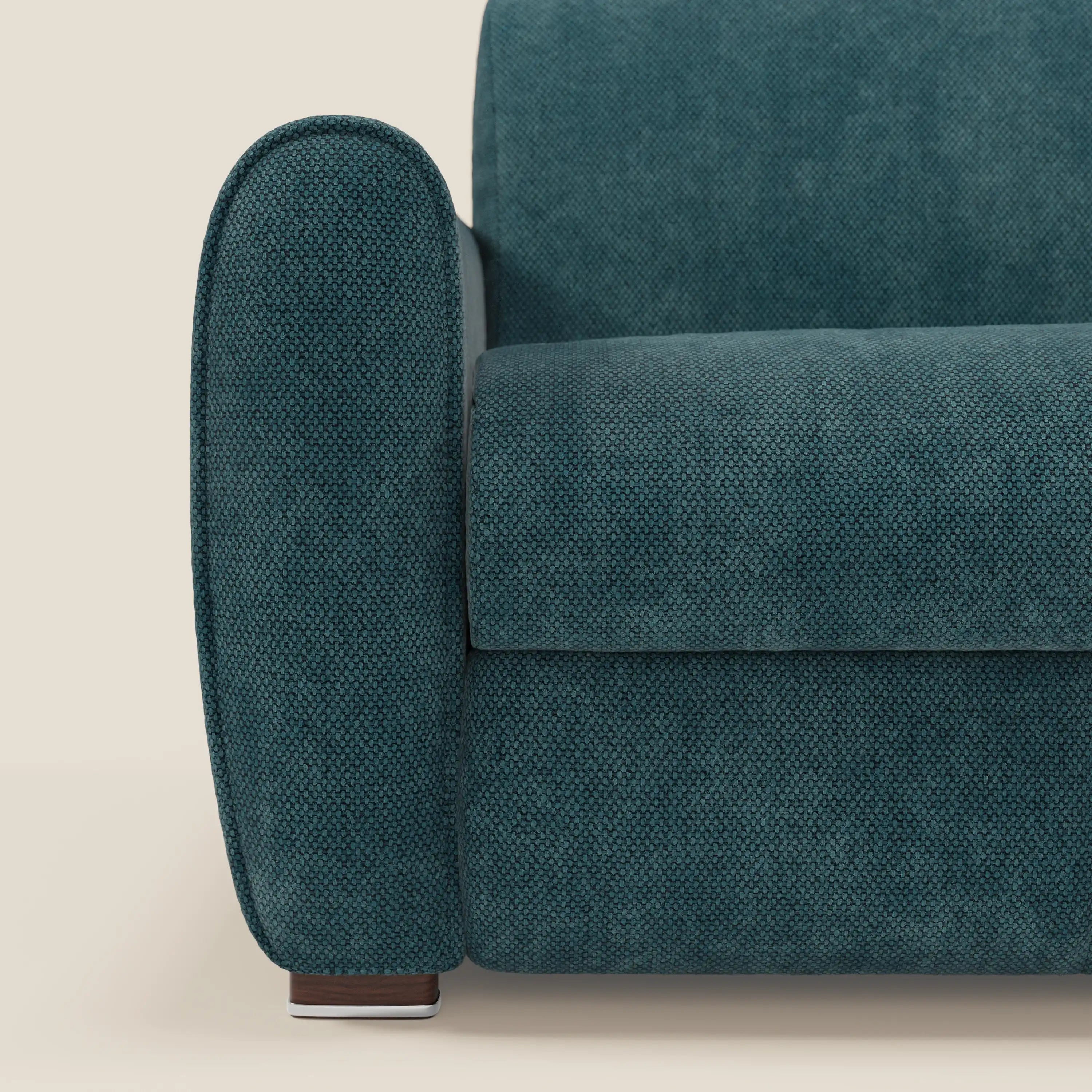 Kaleo Divano letto moderno con materasso H17 cm - in raffinato tessuto impermeabile T26 - divani.store