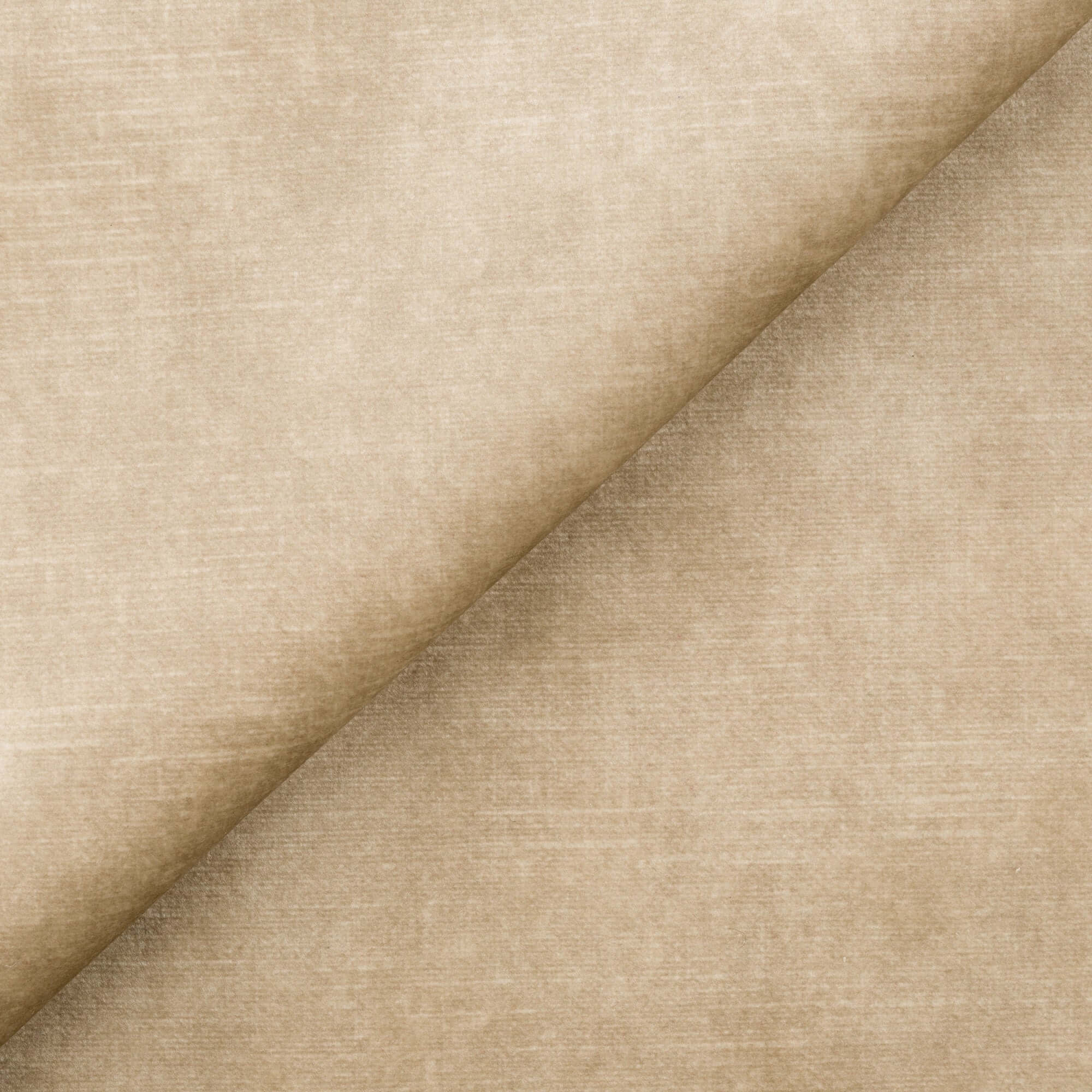 Andromeda Ecksofa mit Schlaffunktion aus wasserfestem weichem Samt T01 beige