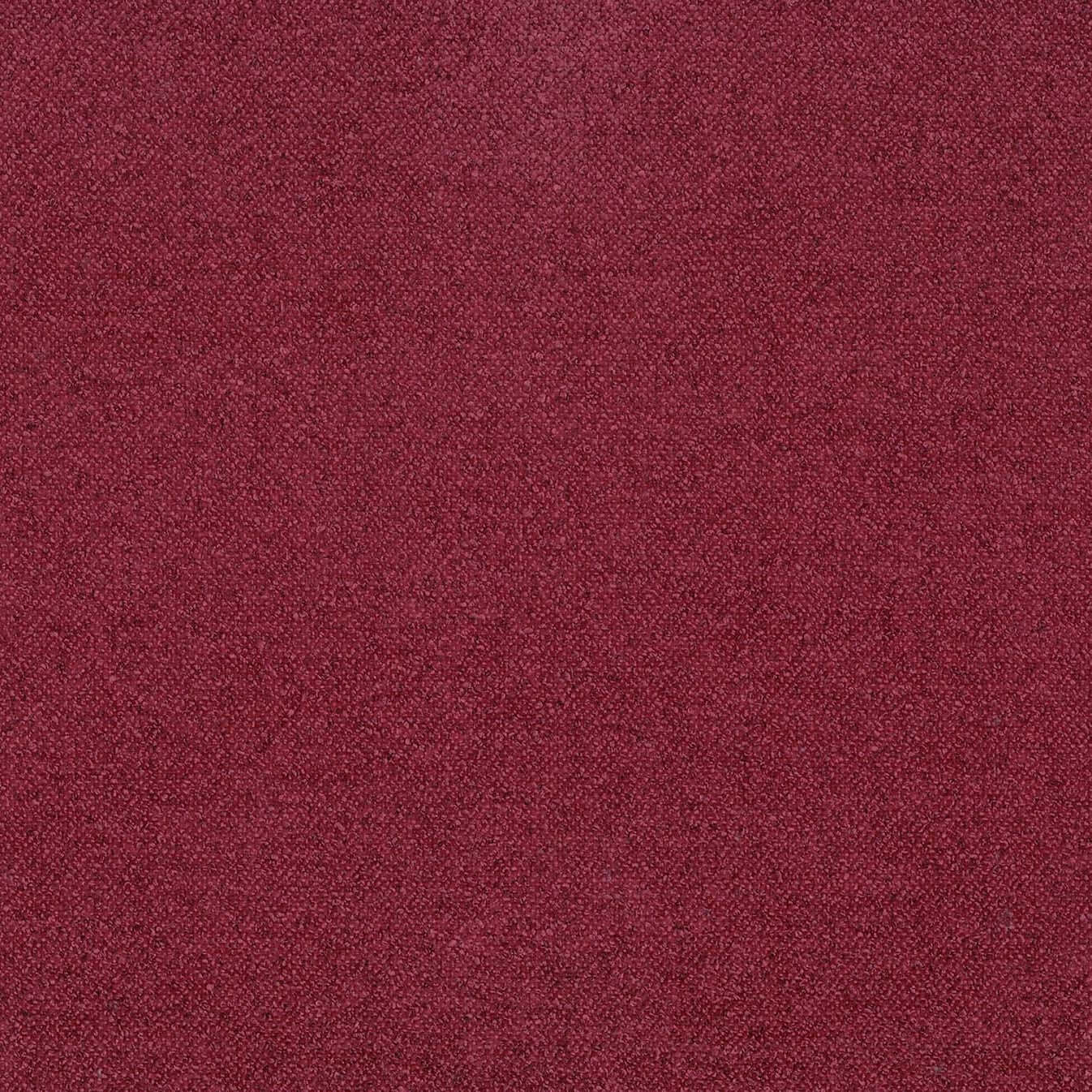Giglio Schlafsofa im skandinavischen japandi Style mit H18 cm Matratze aus wasserfestem Bouclé-Stoff T07 rot