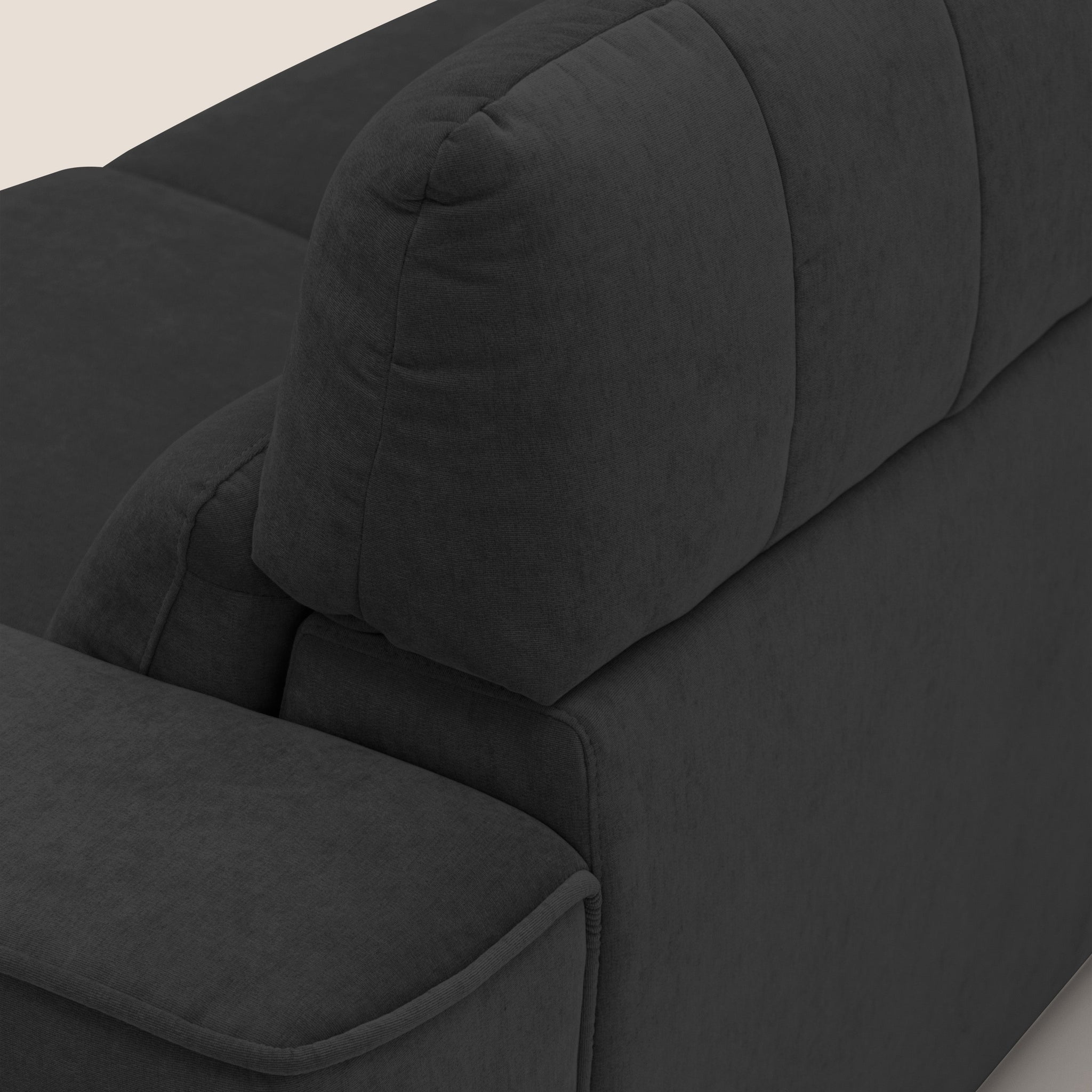 Clark modulares 3-Sitzer-Sofa mit elektrischer Relax-Option aus wasserfestem, abwaschbarem Stoff T17