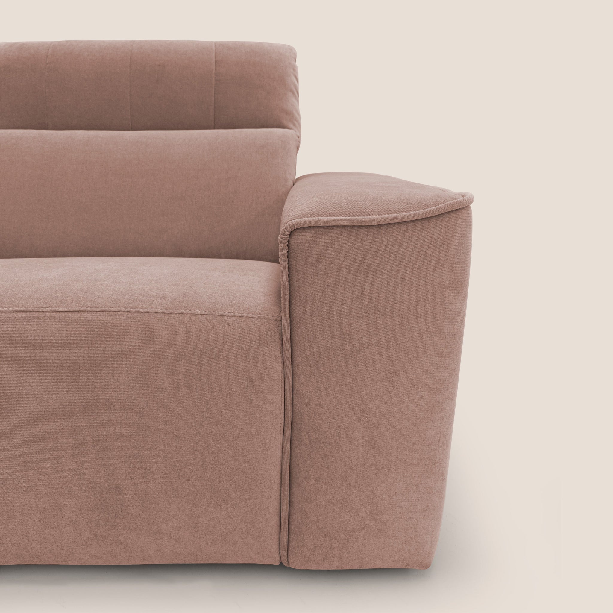 Clark modulares 3-Sitzer-Sofa mit elektrischer Relax-Option aus wasserfestem, abwaschbarem Stoff T17