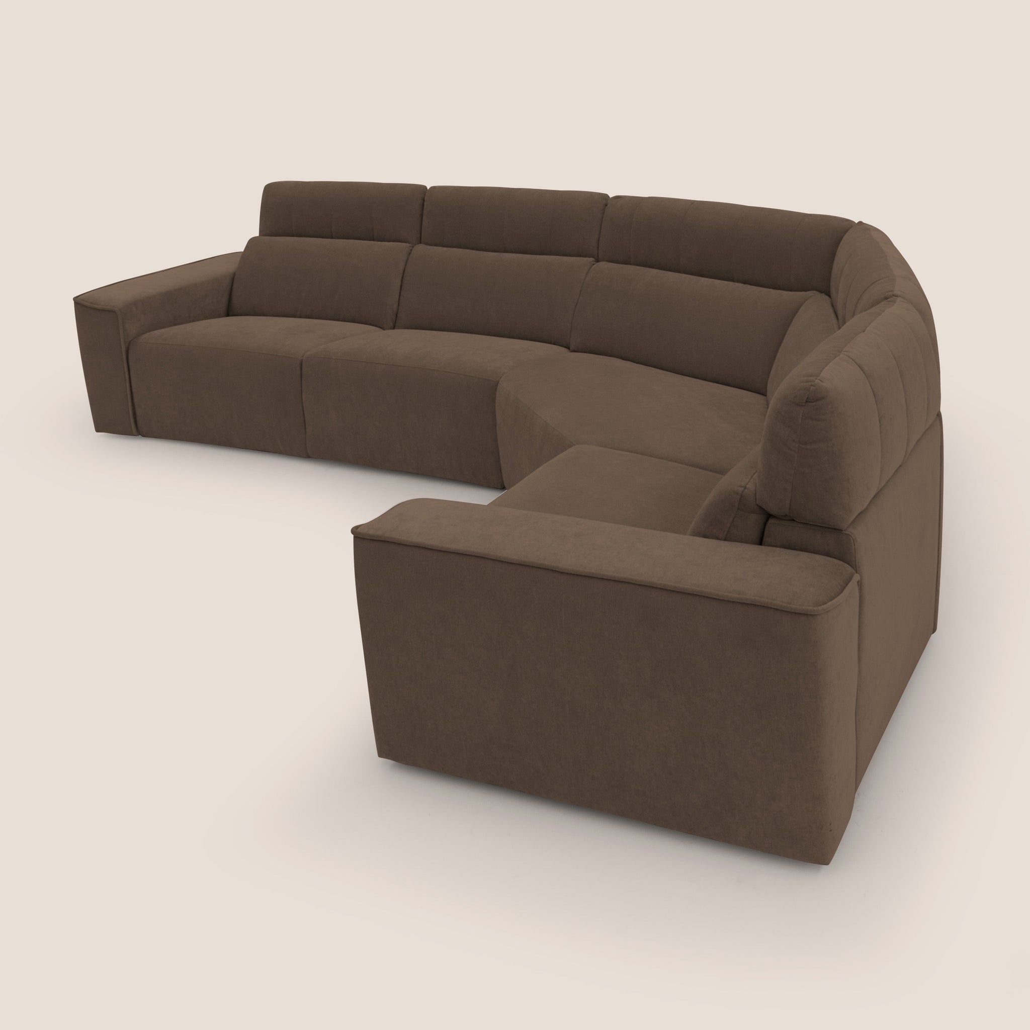 Clark modulares wendbares Ecksofa mit elektrischer Relaxoption aus wasserfestem, abwaschbarem Stoff T17