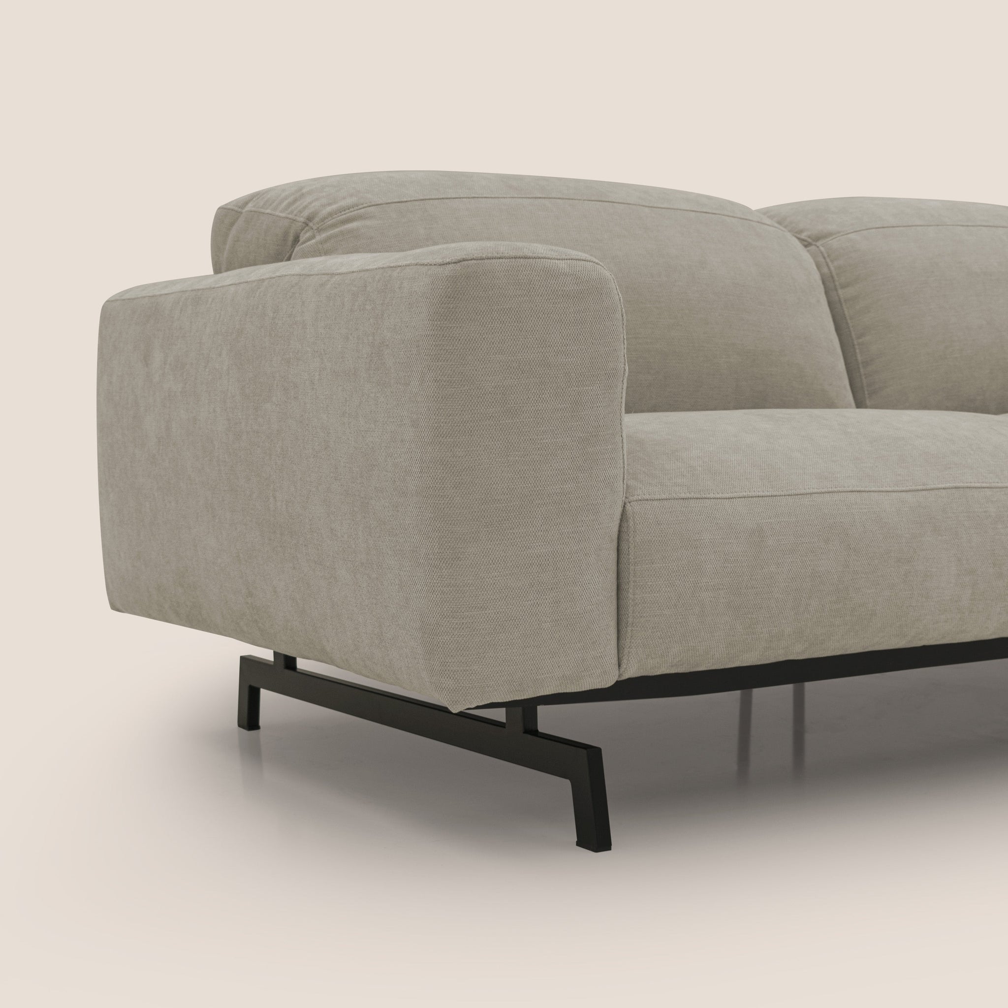 Sakura 3-Sitzer-Modulsofa aus weichem, wasserfestem T14 geflammtem Stoff