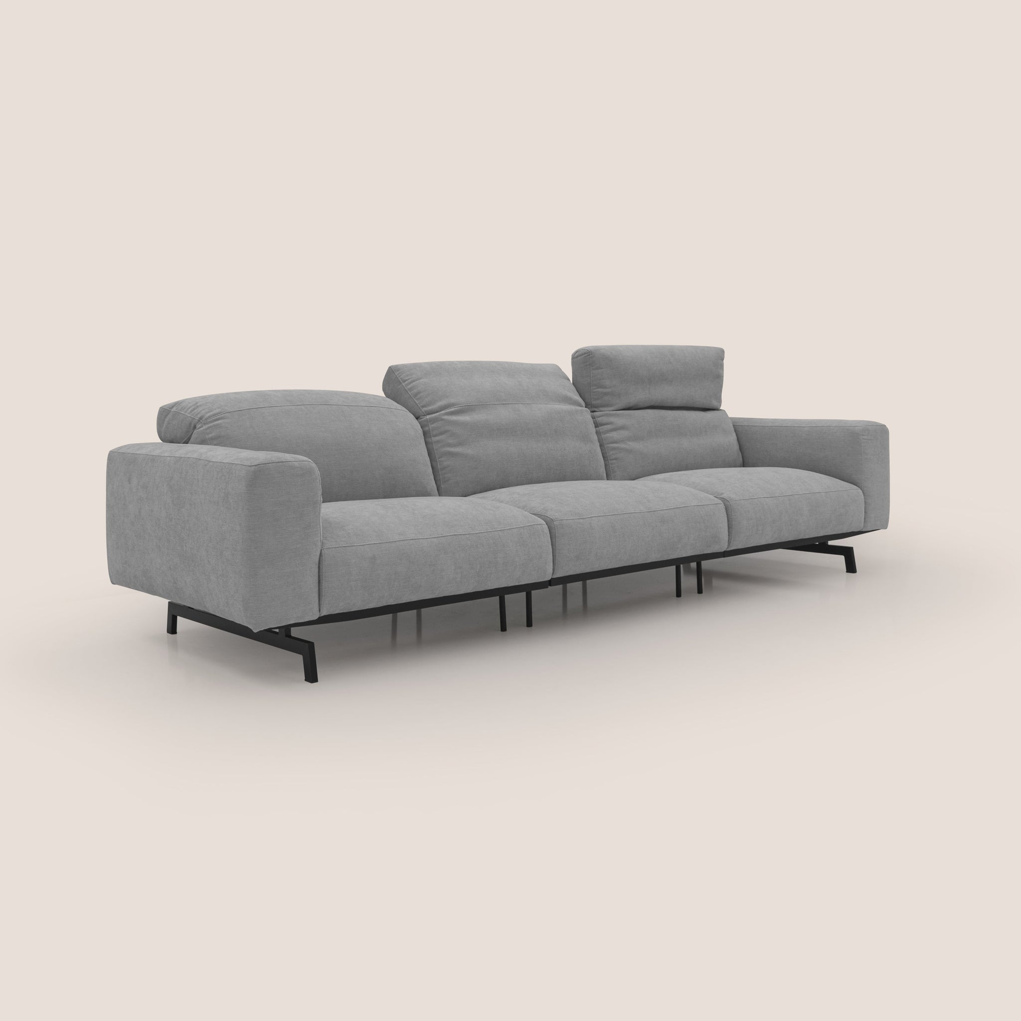 Sakura 3-Sitzer-Modulsofa aus weichem, wasserfestem T14 geflammtem Stoff