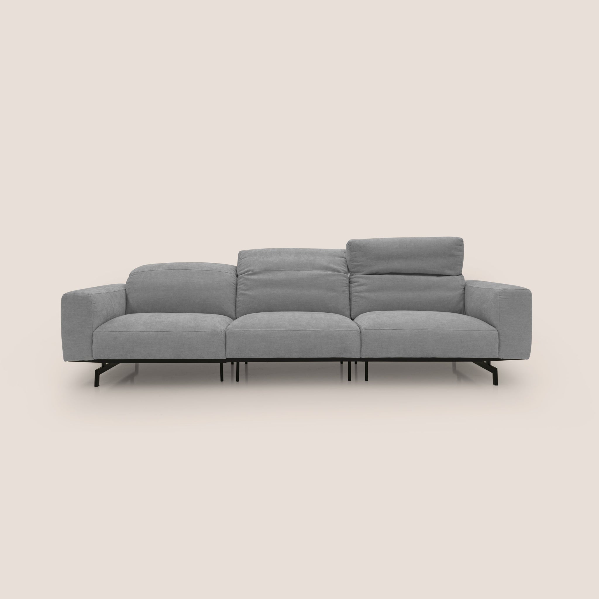 Sakura 3-Sitzer-Modulsofa aus weichem, wasserfestem T14 geflammtem Stoff