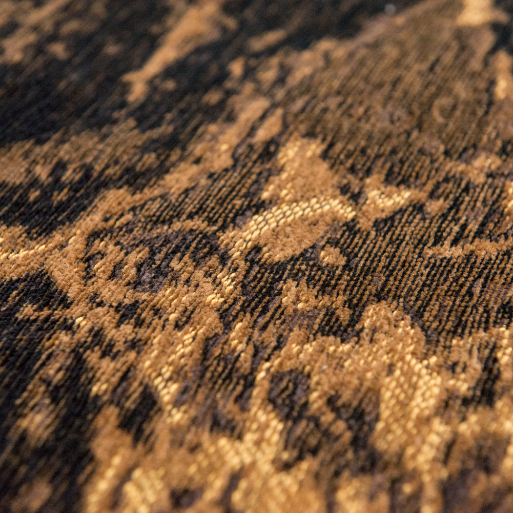 Notturno-nel-deserto abstrakt gemusterter runder Chenille-Baumwollteppich