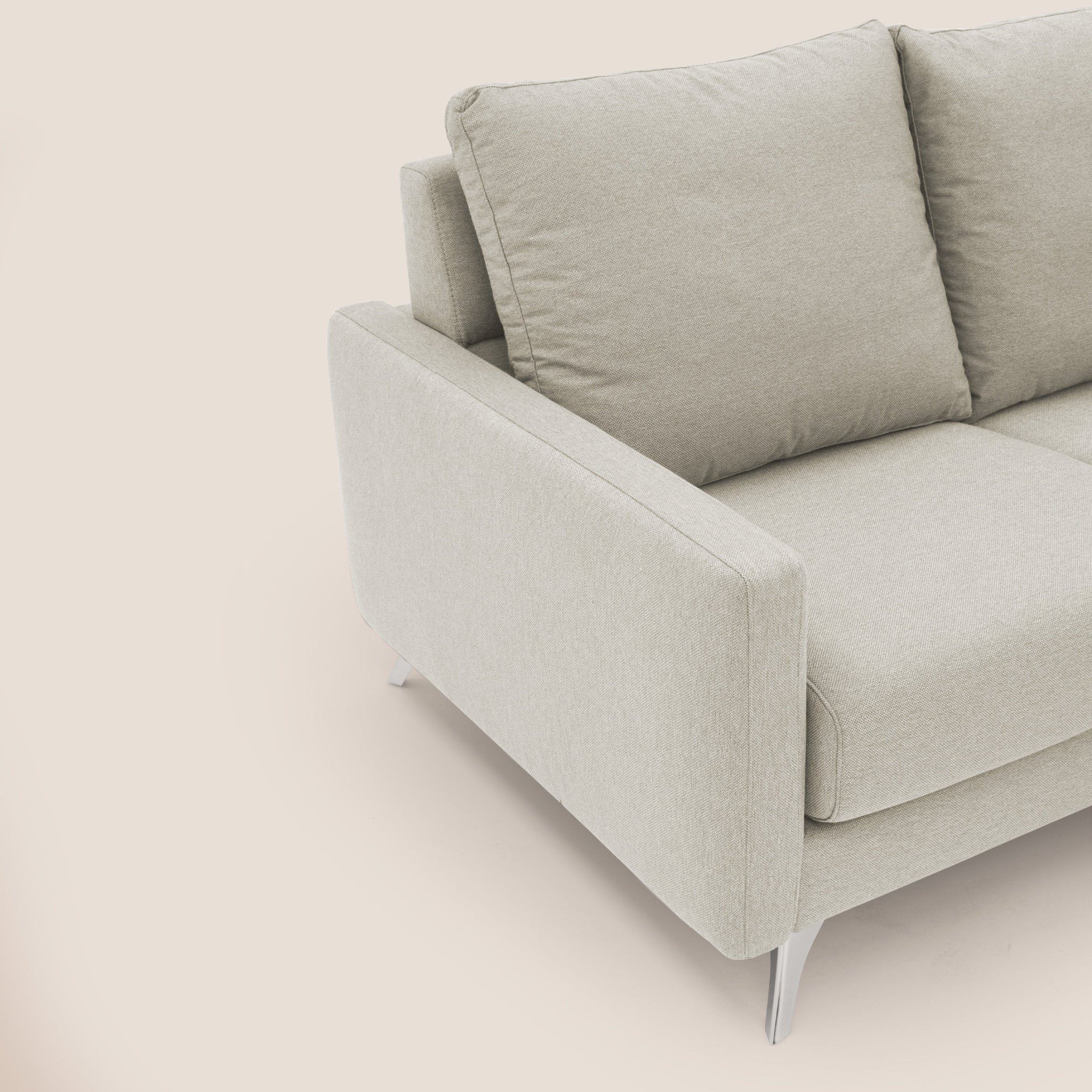 Klimt Sofa mit ausziehbaren Sitzen und Rückenlehnen aus Gänsedaunen in abwaschbarem Stoff T05