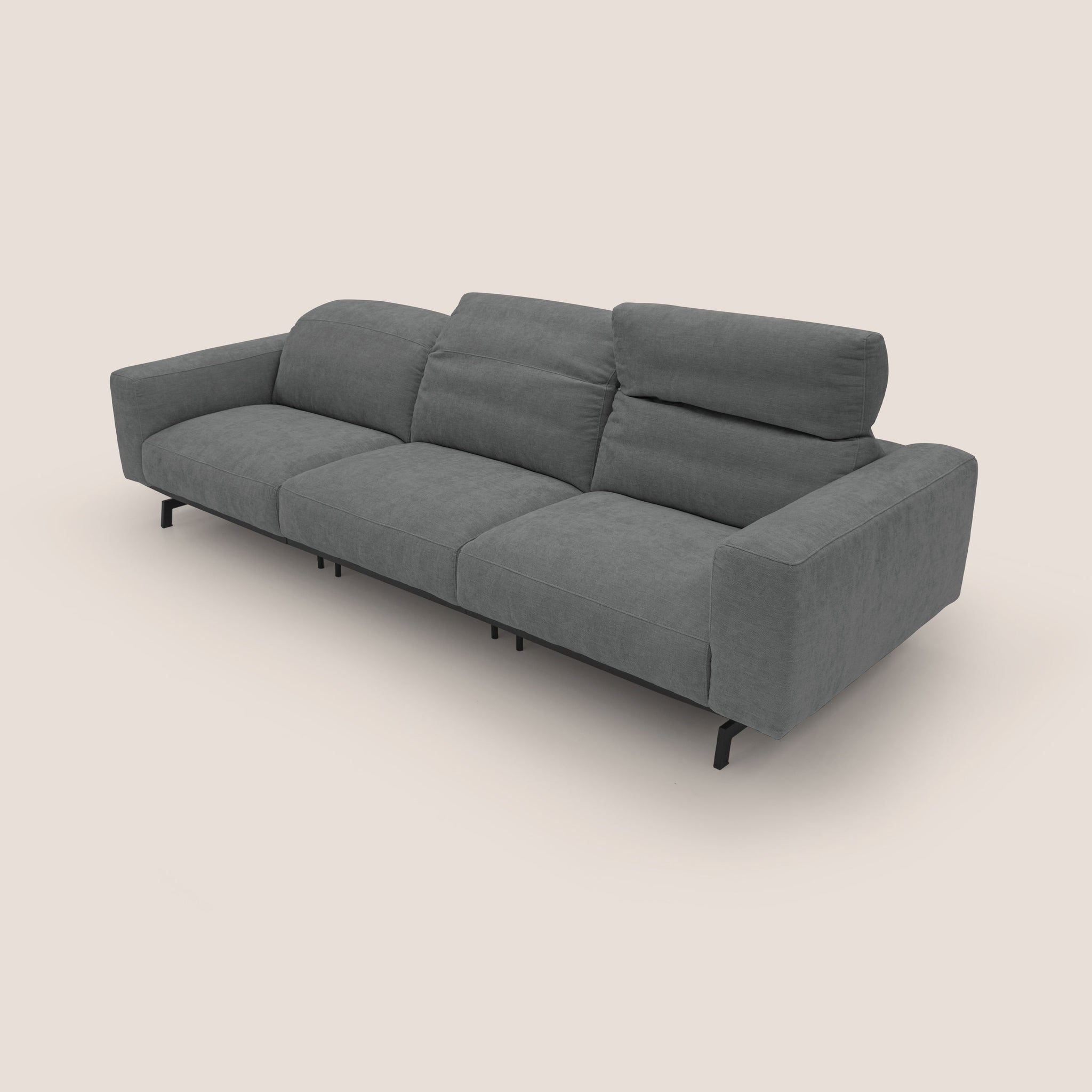 Sakura 3-Sitzer-Modulsofa aus weichem, wasserfestem T14 geflammtem Stoff