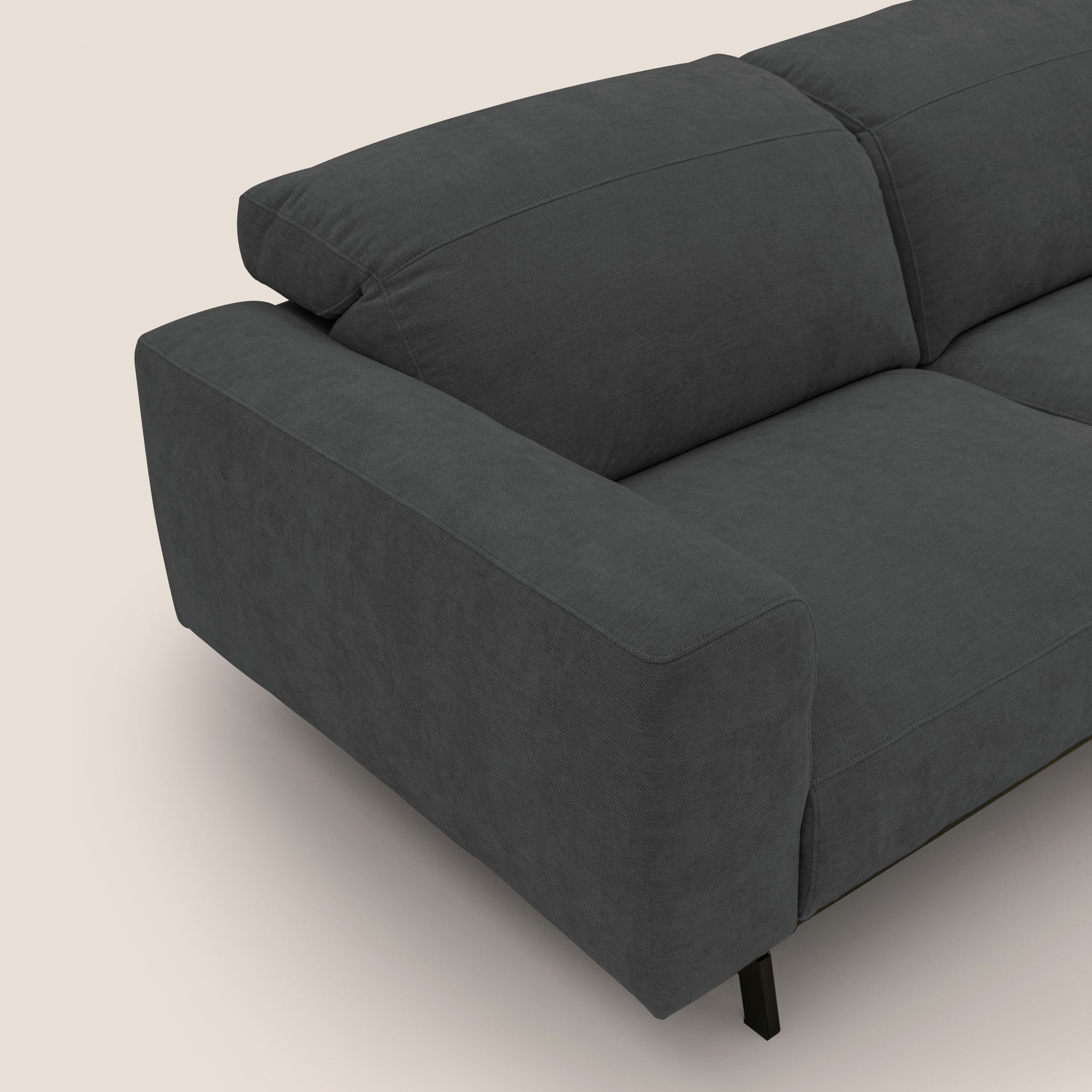 Sakura 3-Sitzer-Modulsofa aus weichem, wasserfestem T14 geflammtem Stoff