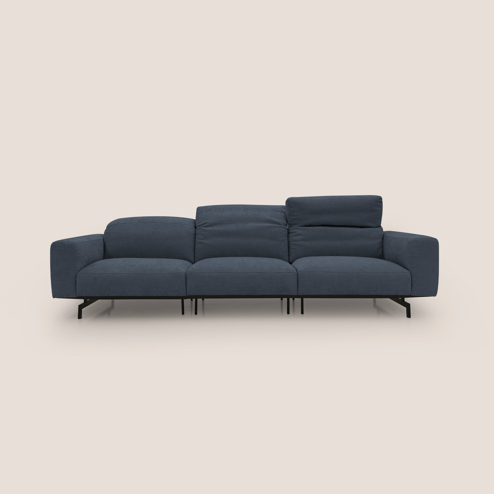 Sakura 3-Sitzer-Modulsofa aus weichem, wasserfestem T14 geflammtem Stoff