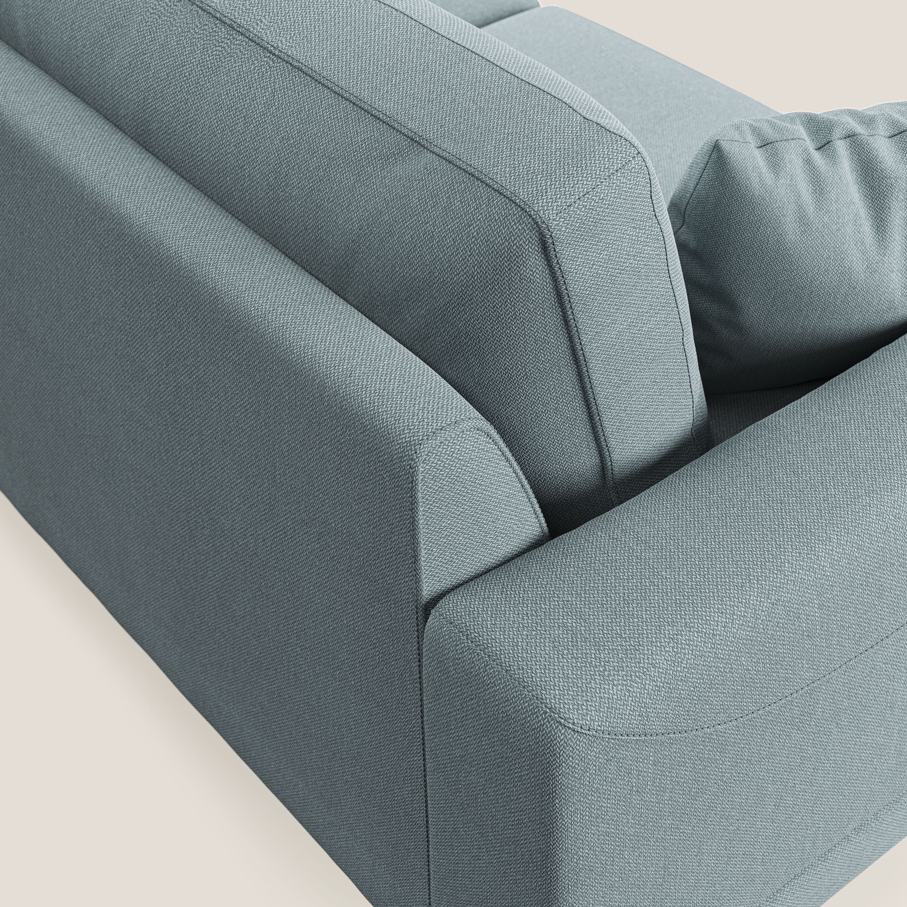 Dorian divano moderno in tessuto morbido antimacchia T05 - divani.store