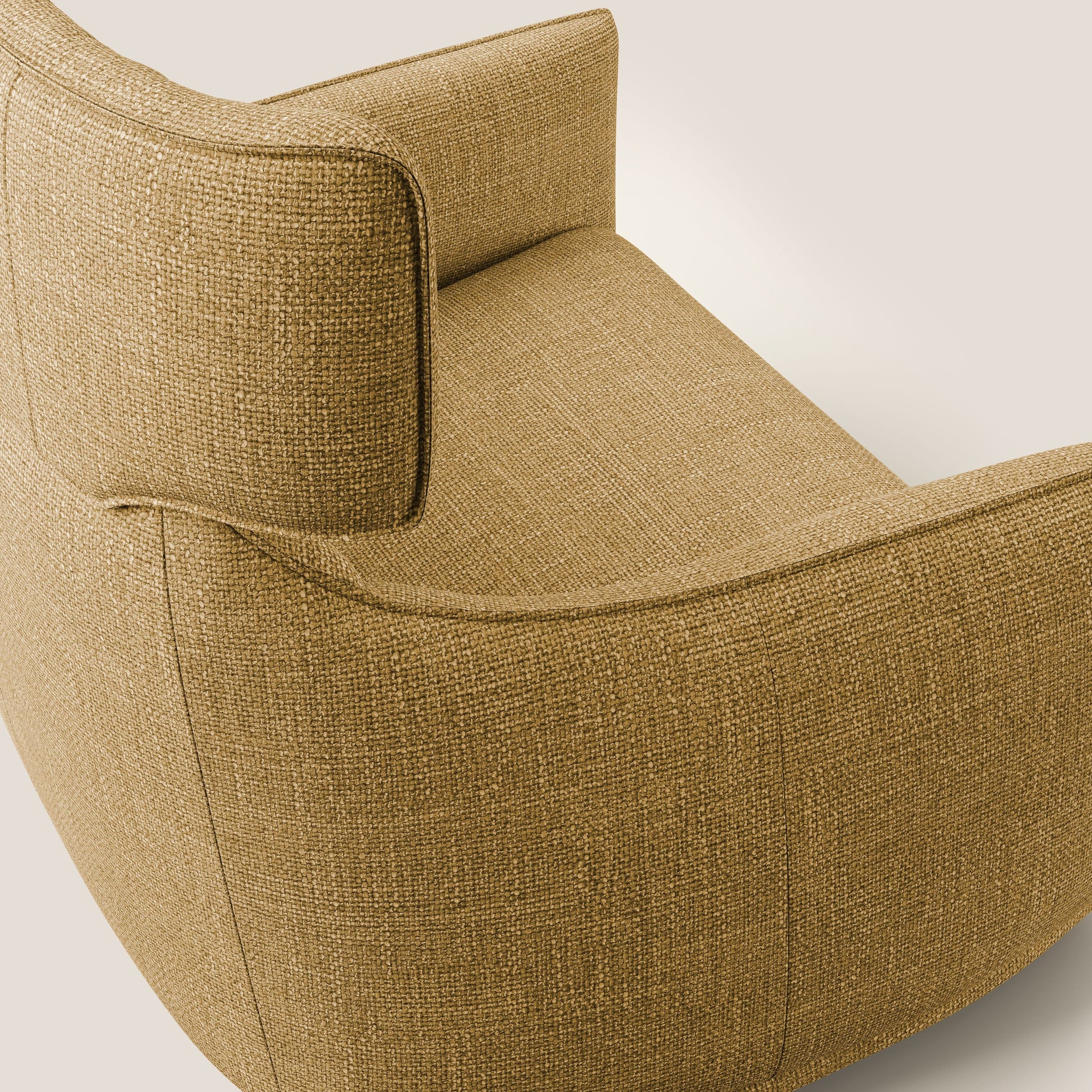 Zelda Moderner Design-Sessel aus weichem, wasserfestem Stoff T06