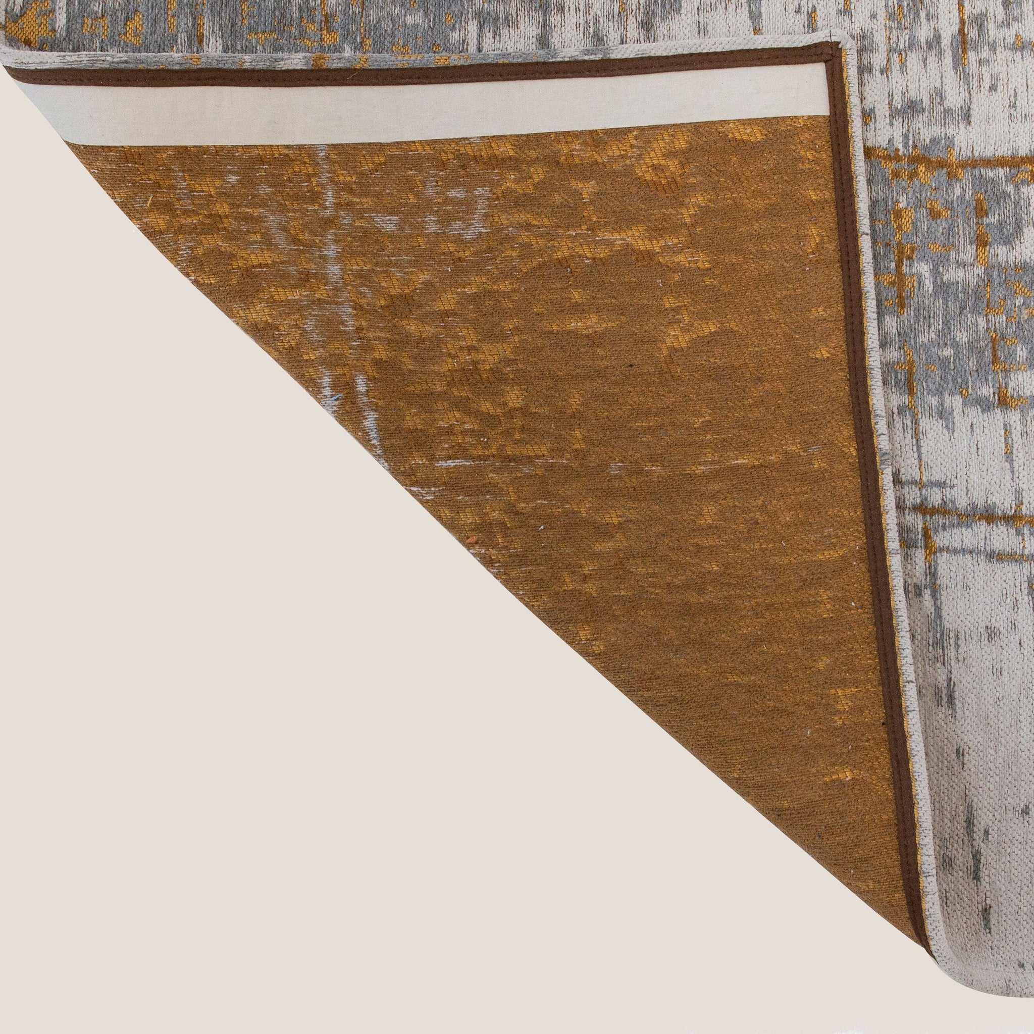 Raggio-di-sole abstrakt gemusterter Baumwollteppich